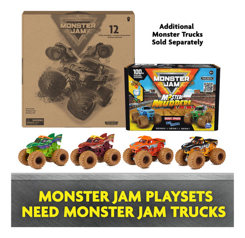 Camiones Toy Monster Jam Mystery Mudders, Paquete De 2 Unida