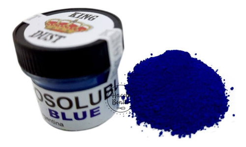 Colorante Liposoluble En Polvo Azul King Dust Reposteria