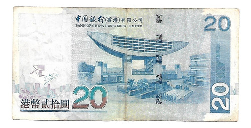 Cédula 20 Dollars Hong Kong 2005 (Usado)