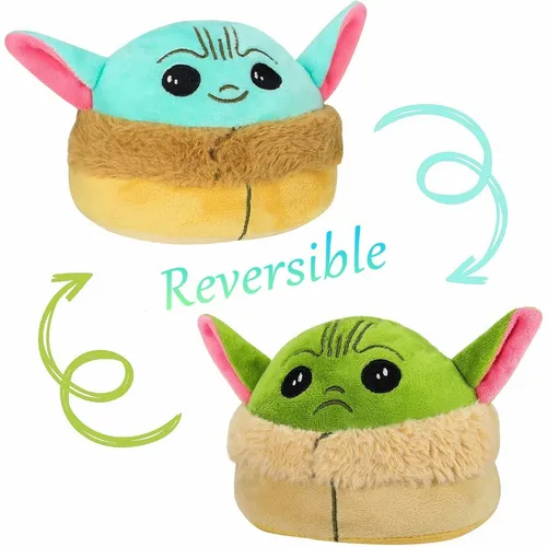 Muñeco Peluche Baby Yoda Reversible Plushie Bebé Yoda