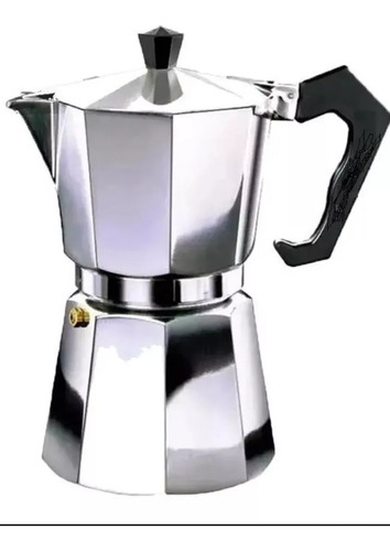 Cafetera Moka Italiana 300 Ml  De 6 Tazas Aluminio