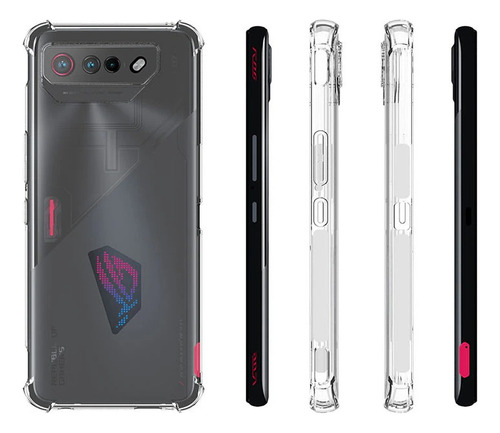 Capa P/ Rog Phone 7 Ultimate 6.78 Impacto + Pelicula Camera