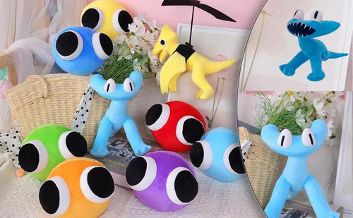 Rainbow Friends-peluche Cian, Felpa Lookies Felpa, Amarillo