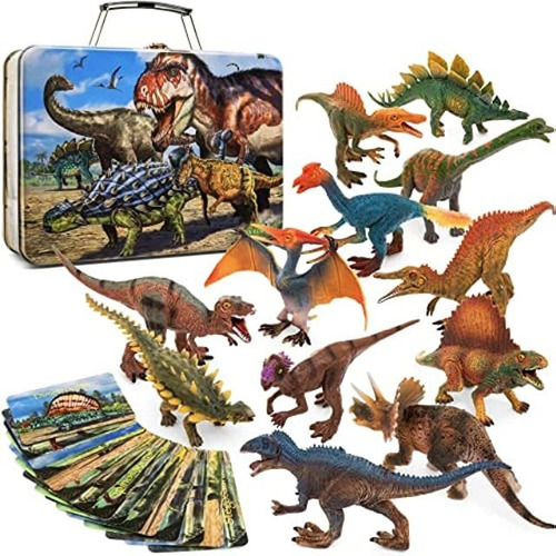 Juguetes De Dinosaurio Para Niños 3-5 Y 5-7 - 12 Grandes Di