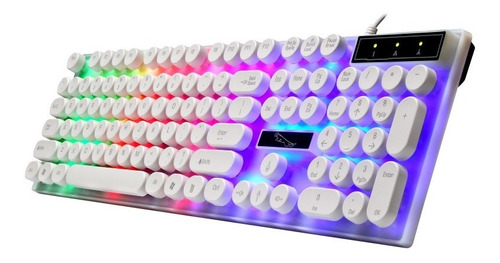 Teclado Gamer Gaming Mecanico Rgb Retroiluminado Para Pc