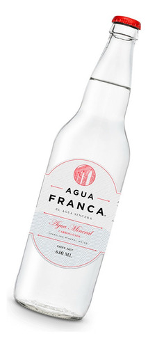 Agua Franca Con Gas 650ml