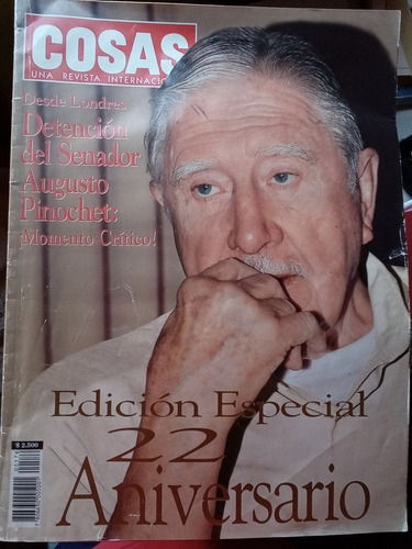 Pack Revista Cosas - 3 Ejemplares - Augusto Pinochet