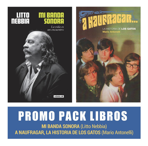 Pack Libros Nebbia - Mi Banda Sonora + A Naufragar