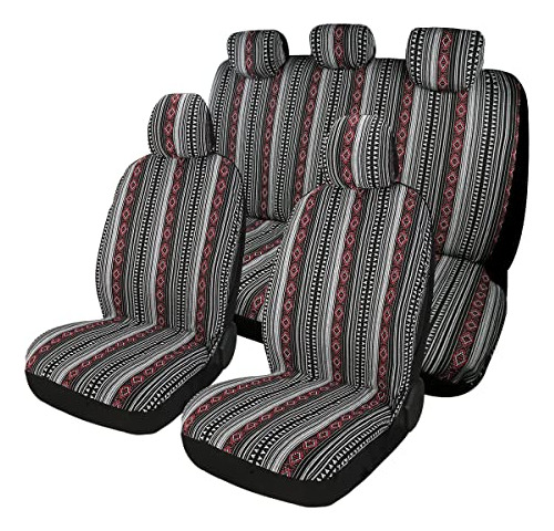 Ponyjoyup Baja Cubierta De Asiento De Manta De Sillas 9pcs C