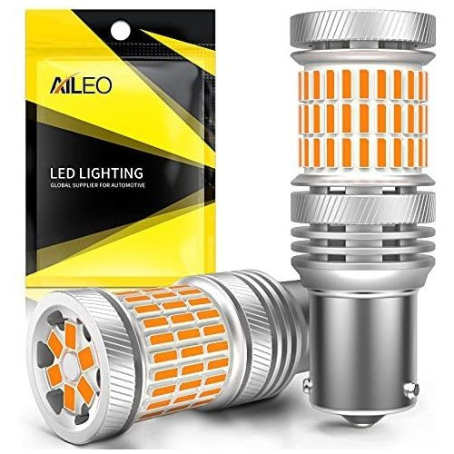 1156 Bau15s Bombilla Led 3200k Ámbar Amarillo Superbri...