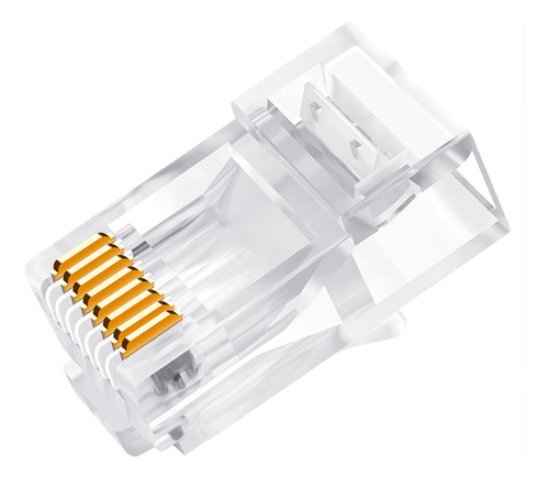 Cristal Sin Blindaje Rj45 Cat6 Gigabit, Ingeniería De Catego