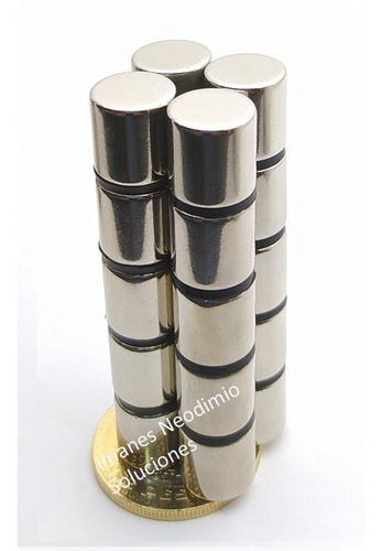 20 Iman 12mm X 12mm Potentisimo Cilindro De Neodimio Xto