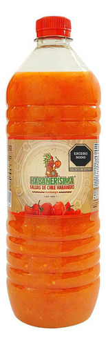 Salsa De Chile Habanero Habanerísima Naranja De 1 Lt