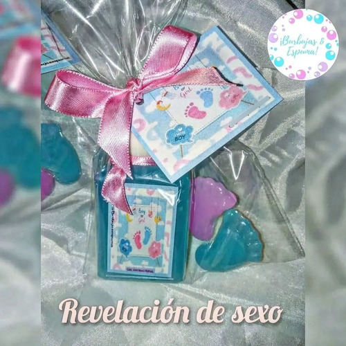 Imagen 10 de 10 de Recuerdos Antibacterial Con Iniciales Babyshower Nacimientos