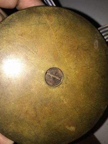Imagen 2 de 5 de Antiguo Adorno Militar En Bronce