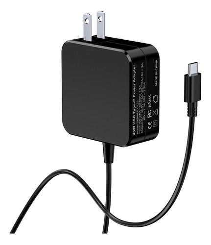 Cargador Usb C De 45 W Para Y Switch Lite Y.