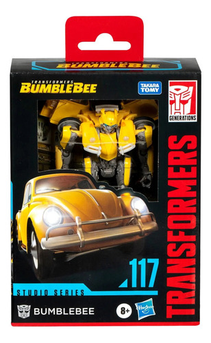 Autobot Bumblebee Transformers Studio Series Clase De Lujo , Transformers: Bumblebee , Se Transforma En 23 Pasos , 11 Cm., Figura De Acción, Para Niños Y Niñas De 8 Años O Más, Hasbro
