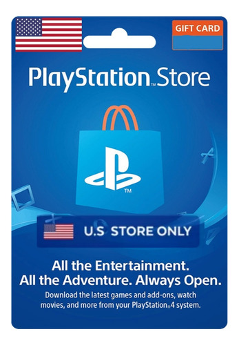 Tarjeta Playstation Store Gift Card Sony Psn Codigo Digital