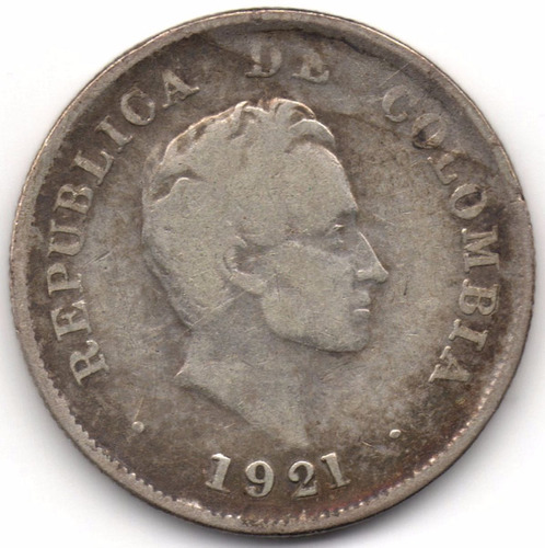 20 Centavos 1921 Plata