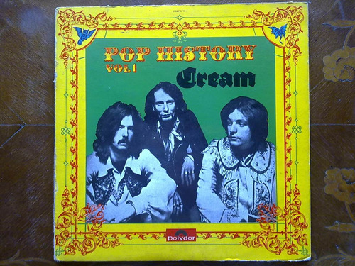 Pop History Vol. 1 Cream. Eric Clapton Disco Vinilo Doble