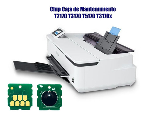 Chip Caja Mantenimiento Plotter  T2170 T3170 F570 T3170x
