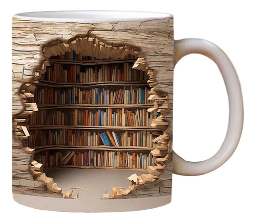 Taza De Café De Biblioteca, Taza De , Estante De Estilo B