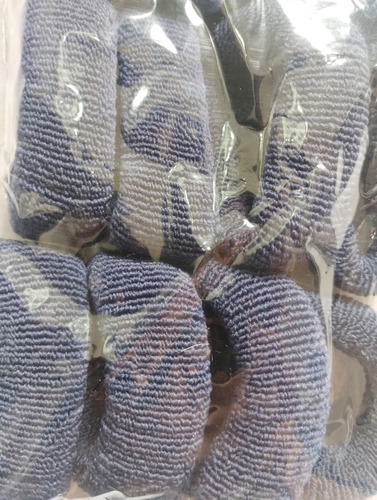 Colitas Para Pelo Cabello X12 Gomitas Grandes Gomon Ancho Negro Gomon Ancho