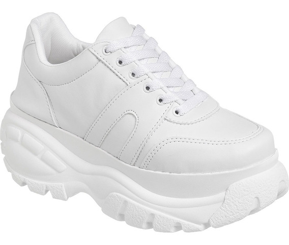 tenis plataforma branco mercado livre