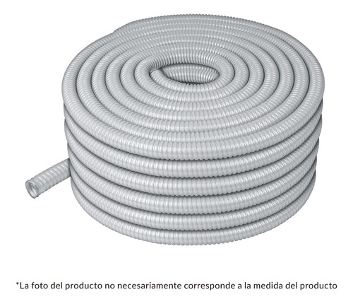 Manguera Liquid Tight Flexible Recubierto De Pvc ½ Rollo 50m