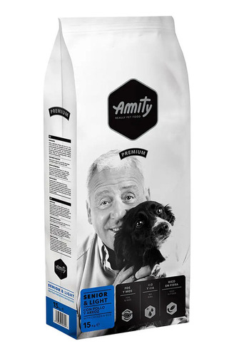 Amity Premium Senior Light Para Perros 15kg