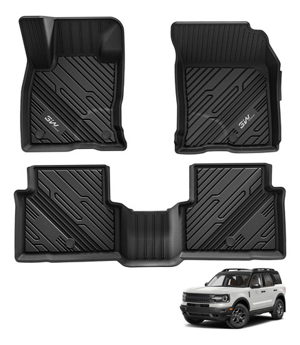 3w Alfombrillas Para Ford Bronco Sport 2021 2022 2023 2024 P