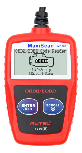 Autel Maxiscan Ms309 can Obd-ii Escáner De Código De Dia.