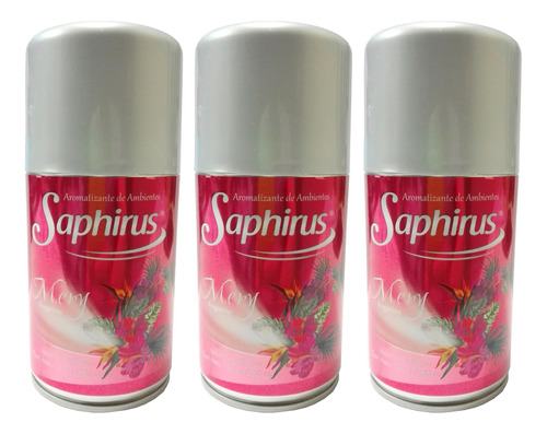 Pack De 3 Fragancias Mery Saphirus Repuesto Aromatizador