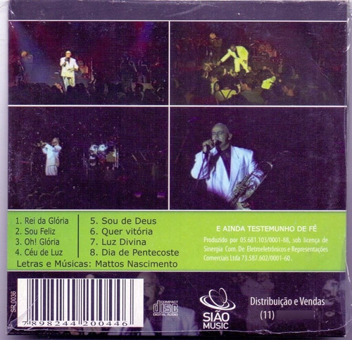 Cd + Dvd - Mattos Nascimento - Lembranças