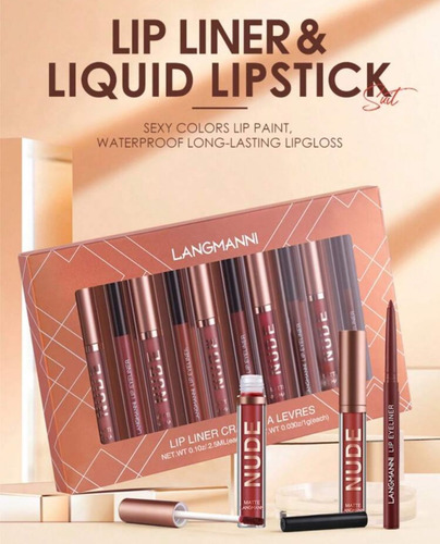 Kit De Labiales Nude - Set De 12 Colores