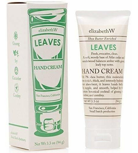 Elizabethw Leaves Hand Cream 3.3 Ounces