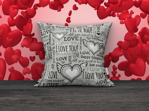 Diseños Almohadones San Valentín Parejas Sublimación M28