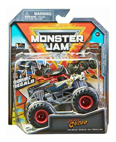 Monster Jam: Vehículo 1:64 1 Pack Pirate's Curse Lt