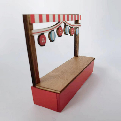 4 Simulación Mini 1:12 Casa De Muñecas Miniatura Puesto De
