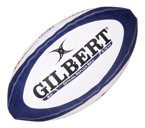 Pelota Rugby Midi Gilbert Oficial Colección Naciones Uar Color Azul Rojo