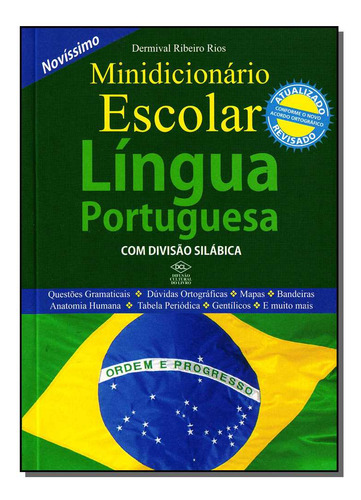 Libro Mini Dicionario Escolar Lingua Port Com Div Silabi De