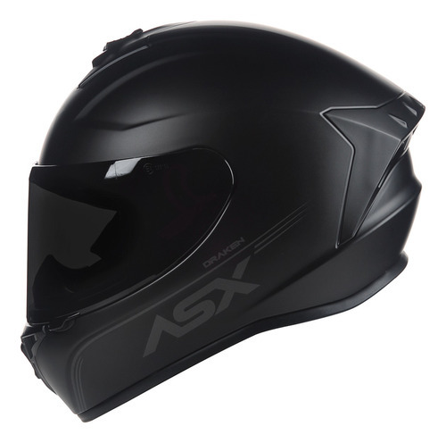 Combo Capacete Axes Axxis Draken Eagle + Viseira Extra Cor Draken Solid Preto Fosco Tamanho do capacete 54