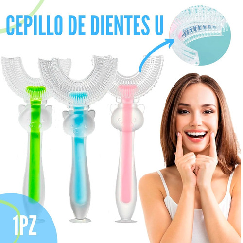 Cepillo De Dientes Forma De U Boca Entera Silicon 1p