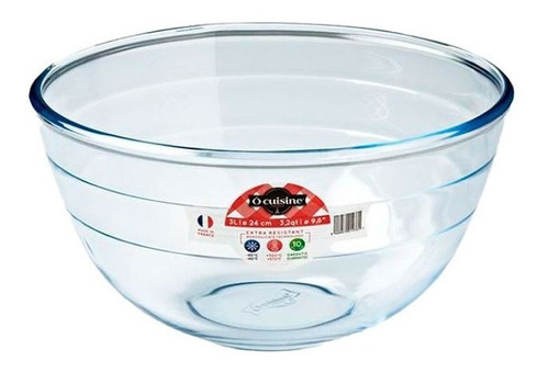 Bowl Mezclador Prepware O' Cuisine Vidrio Templado 500ml