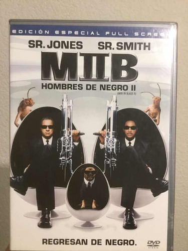 Dvd Hombres De Negro 2 Edición Especial Full Screen