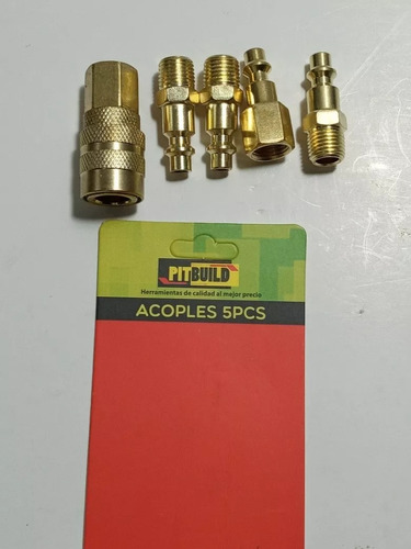 Acoples Rapidos Pitbuild X 5pcs Tov807