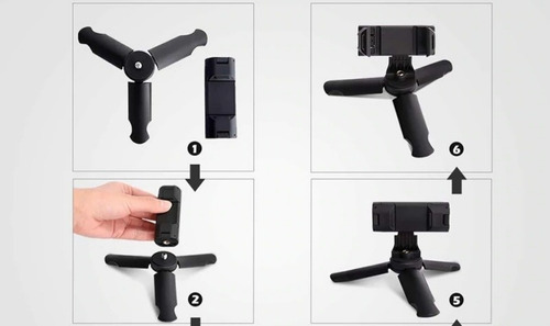 Imagen 3 de 4 de TriPod Para Celular De Vivo Negro
