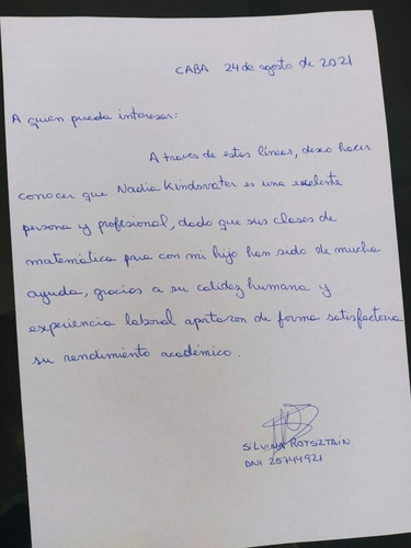 Imagen 3 de 4 de Clases Particulares De Nivel Primario Y Secundario .