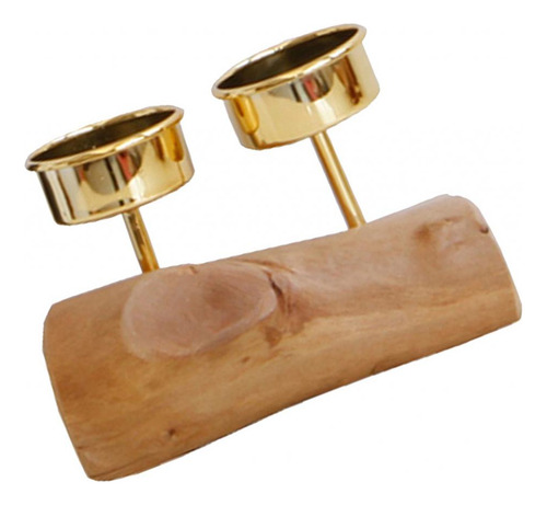 Candelabro De Base De Madera Candelabro Moderno Soporte De