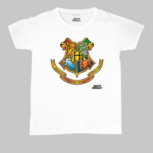 Hogwarts Logo Harry Potter - Remera 100% Algodón